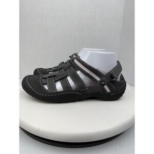 JBU by Jambu Olympia Women's Size 7.5 Water Ready Fisherman Gray Pink Sandals